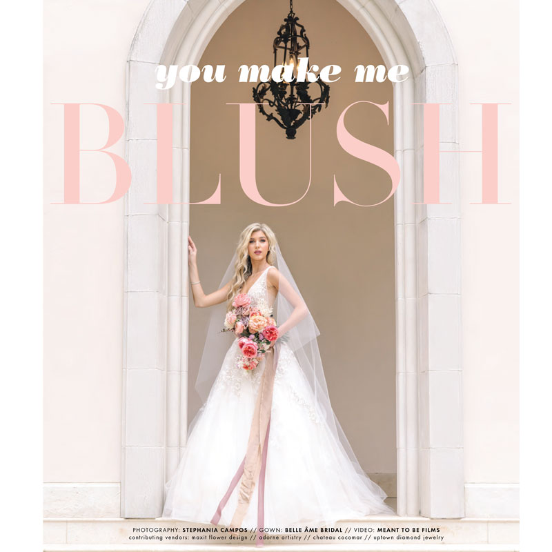 Blush Wedding Styled Shoot in Houston - Photography: Stephania Campos