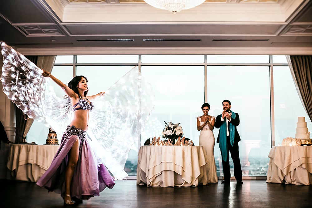 belly dancer - wedding reception entertainment