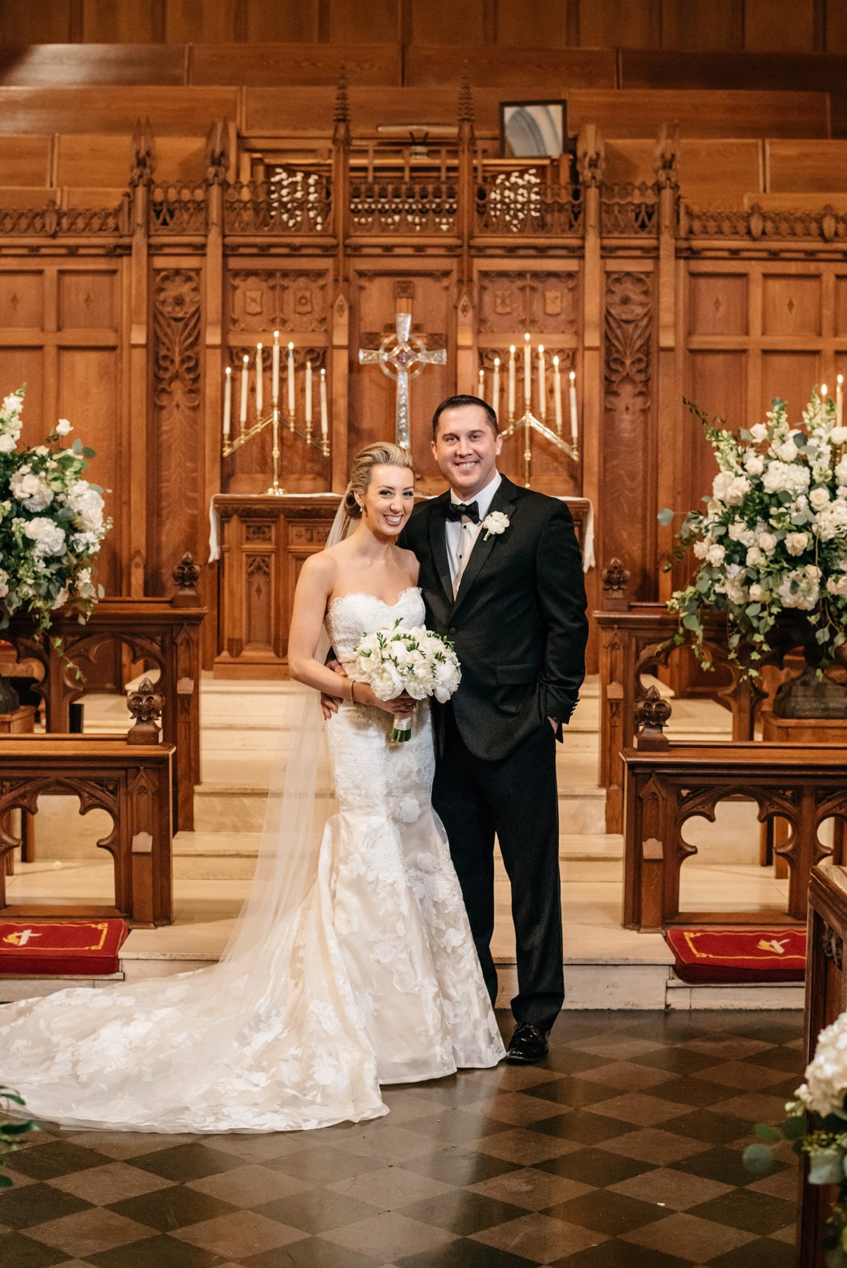 houston wedding, church ceremony, bride, groom, bridal
