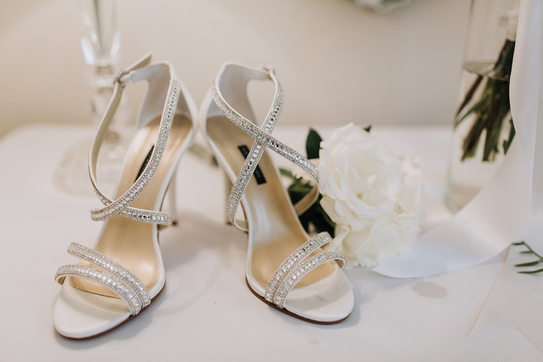 real wedding, bride, shoes, heels, sandals, getting ready