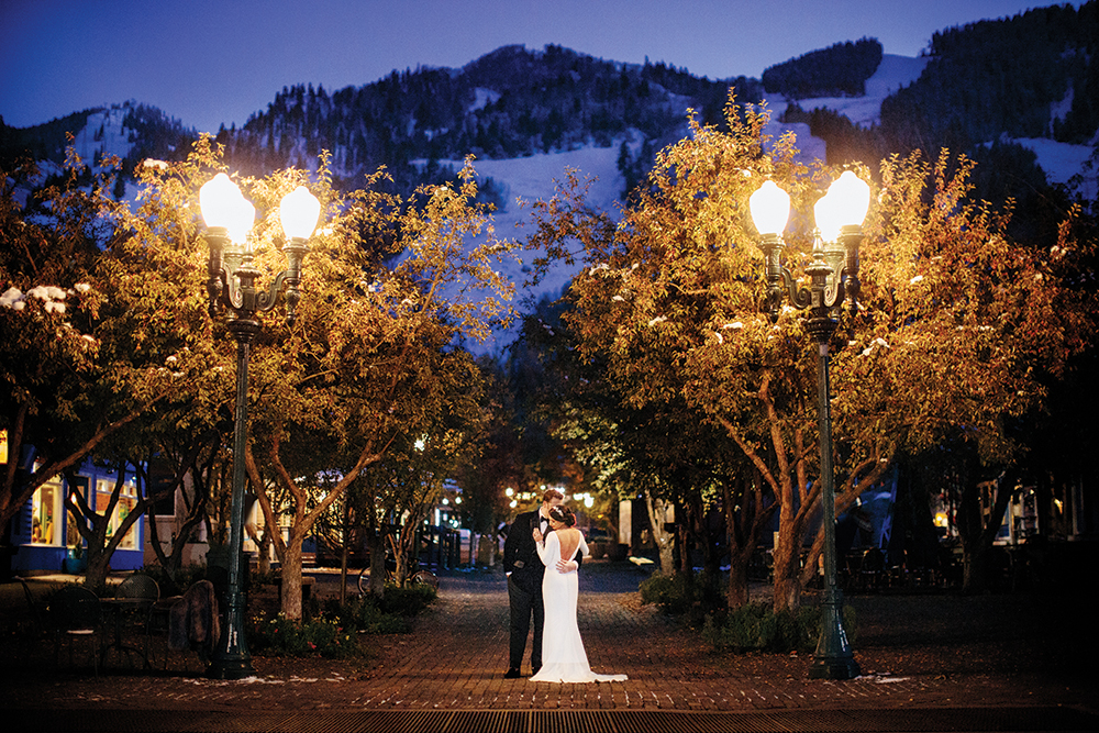 wedding photo - colorado mountains