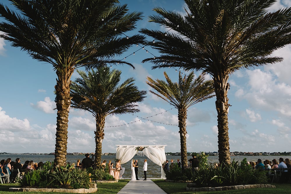 outdoor ceremony - waterfront - waters edge