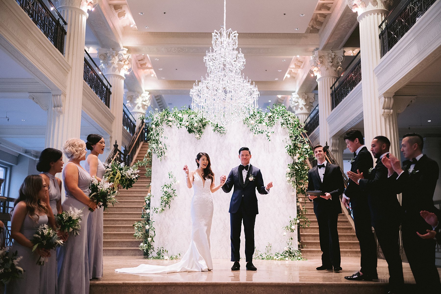 wedding ceremony at luxury venue