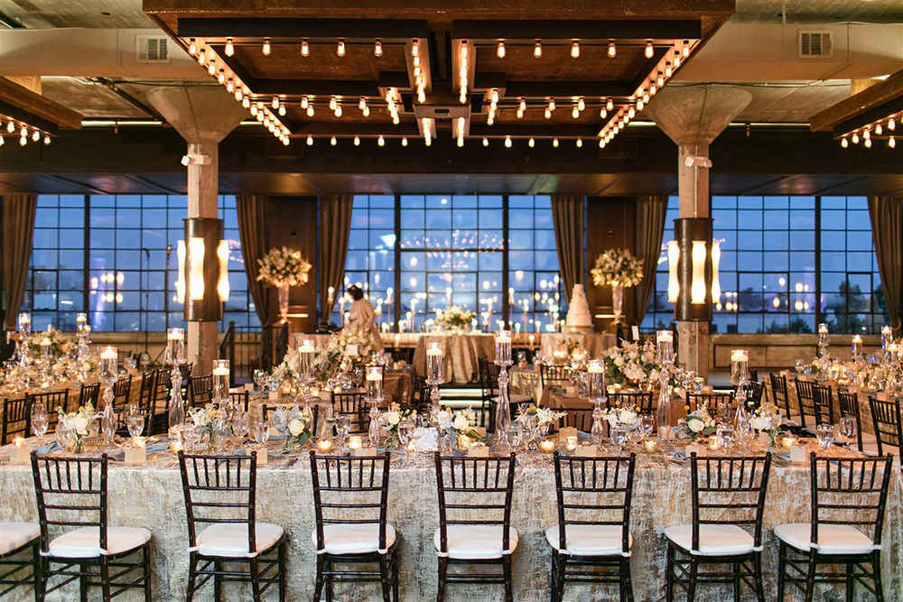 wedding reception decor - tablescapes - modern