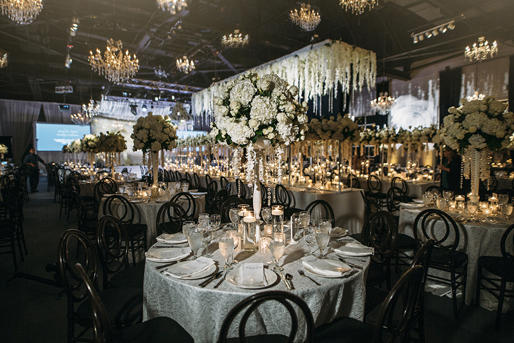 houston wedding venue, real wedding, ballroom at bayou place, kat creech, dream bouquet, flowers