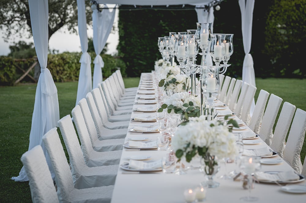 outdoor wedding reception - classic - elegant