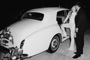 Photo: Erika Geier Photography | Wedding Transportation- Limousines, Luxury Cars, Classic Car Rental