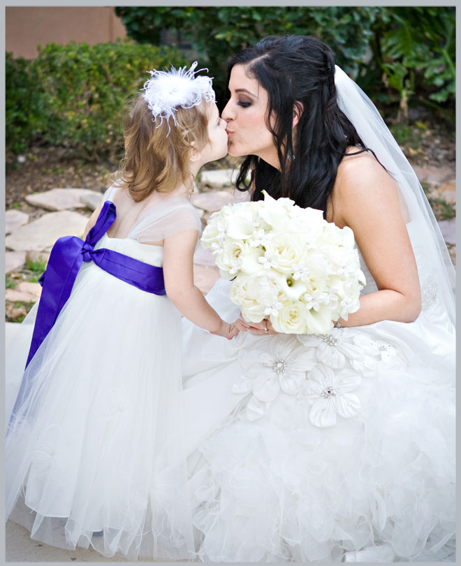 White and Purple Woodlands Winter Wedding ~ Houston Wedding Blog