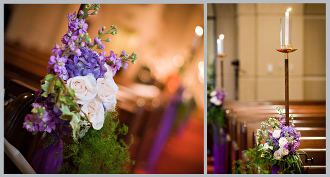 White and Purple Woodlands Winter Wedding ~ Houston Wedding Blog