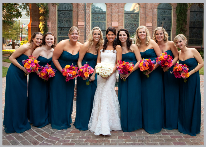 Delightfully Colorful Country Club Wedding by Jeff Loftin Photography