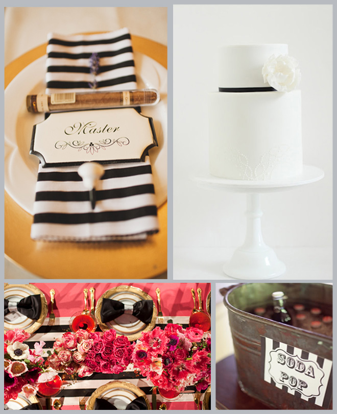 Stripes Wedding Inspiration Board ~ Houston Wedding Blog