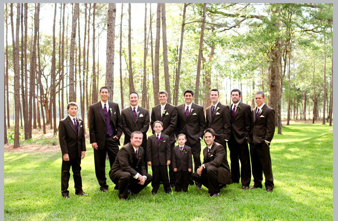 Groomsmen Pose by Pedigo Photography