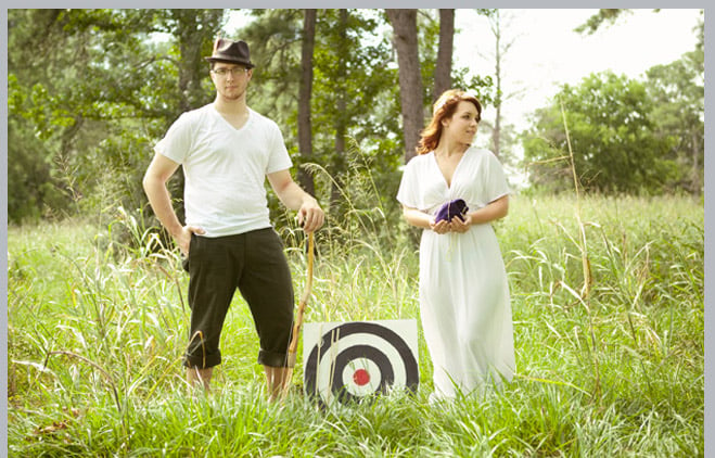Romantic Robin Hood Engagement Shoot by Emily Kiel