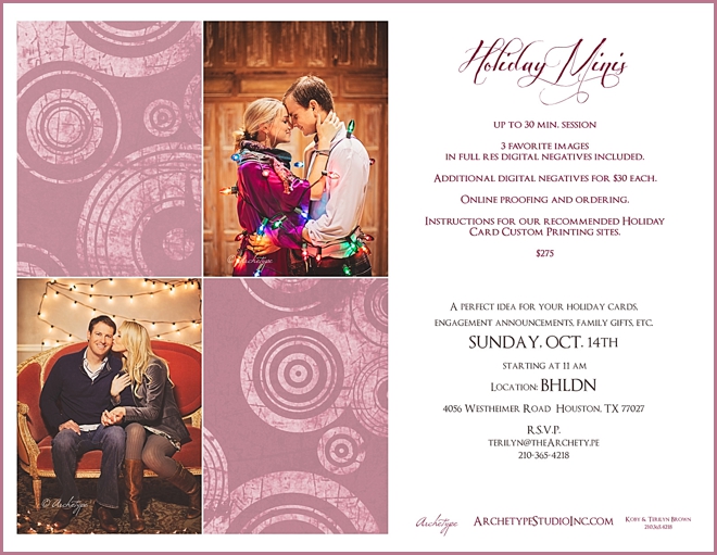 The Big To Do: Holiday Minis With Archetype Studio @ BHLDN, Sunday Oct. 14