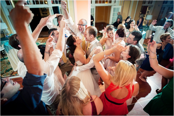 Bride and Groom Dancing