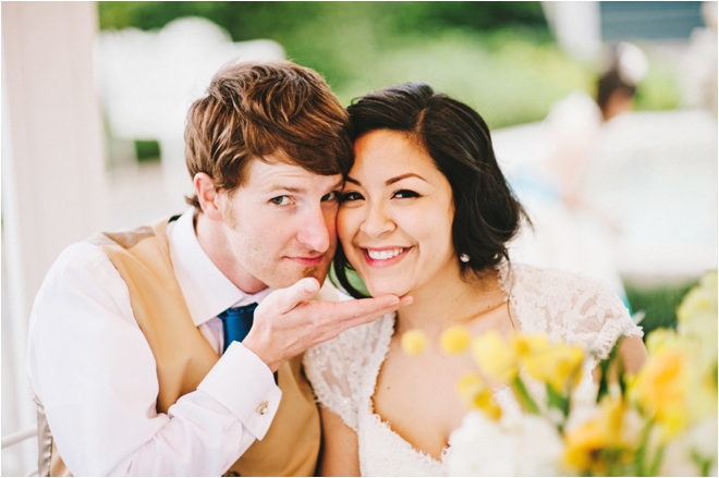 Yellow and Turquoise Outdoor Wedding by Joseph West Photography