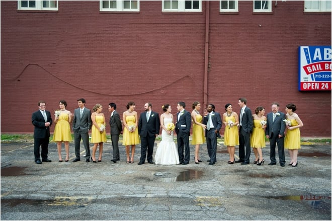 Gray and Yellow Sam Houston Hotel Wedding by Adam Nyholt