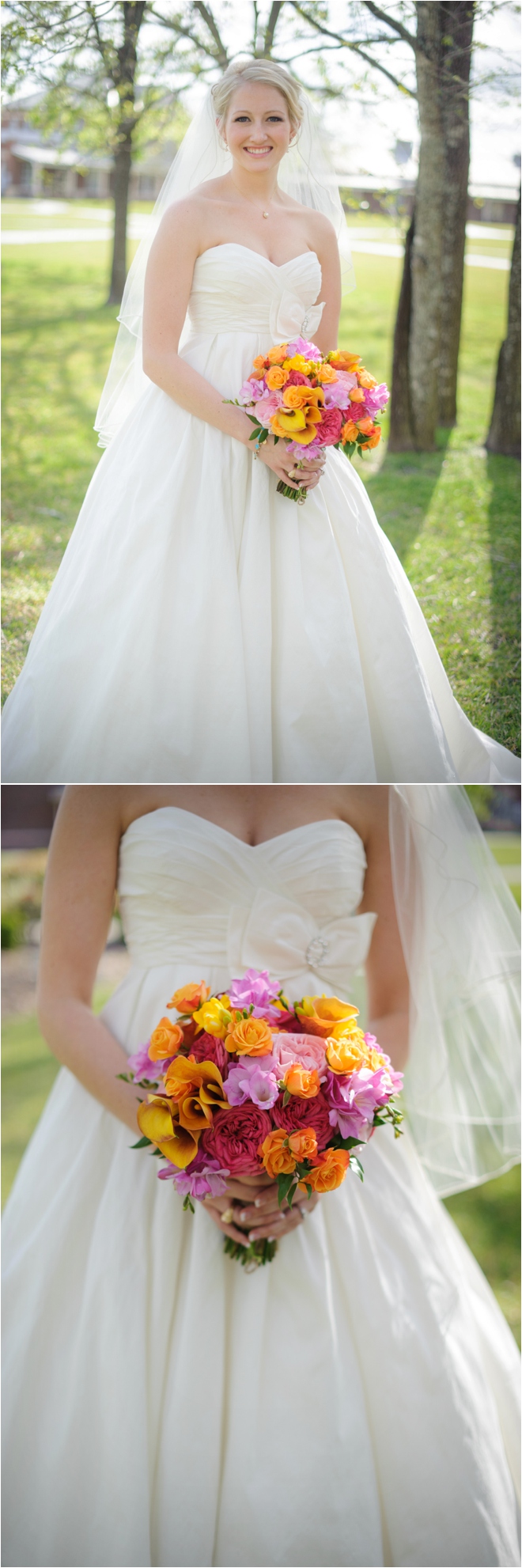 Pink, Orange, Lime, Turquoise Country Chic Wedding by Lindsay Elizabeth Photography