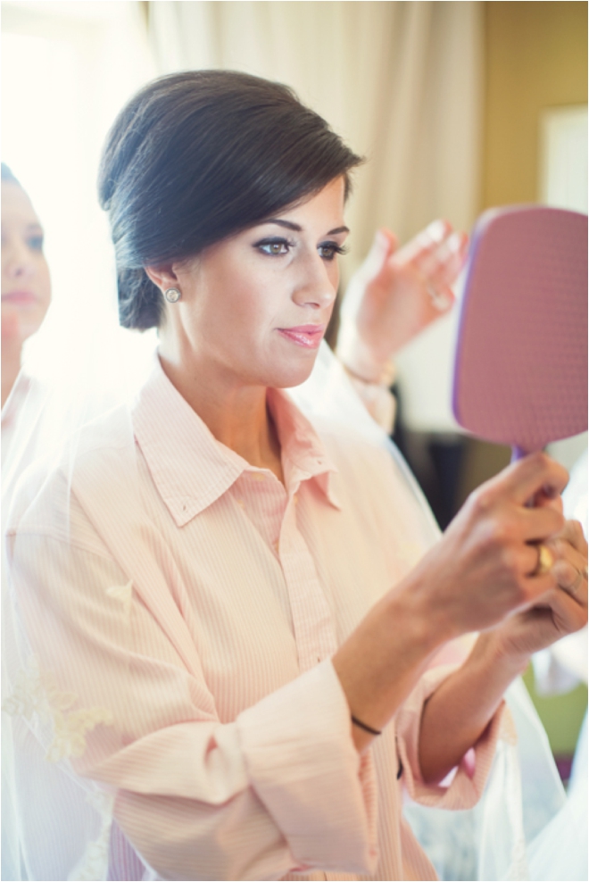 Pretty, Sun-kissed White and Pink Wedding at The Woodlands Country Club