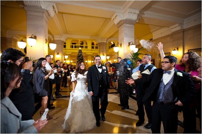 Classic Winter Wedding at the Crystal Ballroom at The Rice