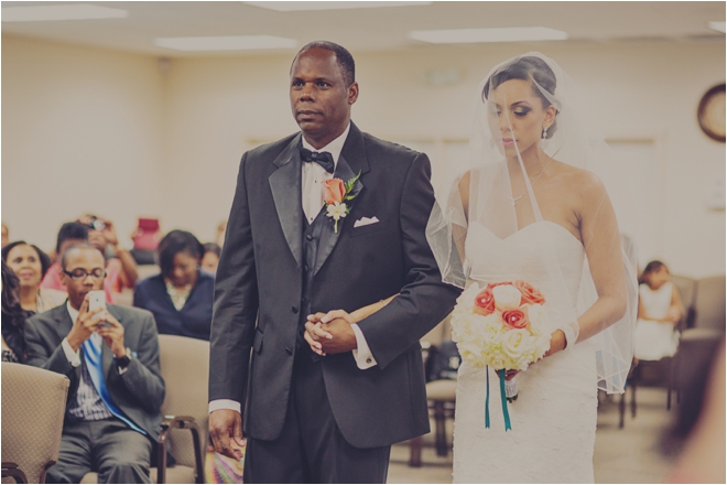 Coral and Turquoise Brady’s Landing Wedding by Civic Photos