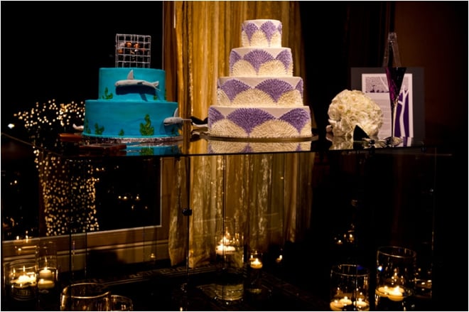 White, Silver and Purple Wedding at Hotel ZaZa