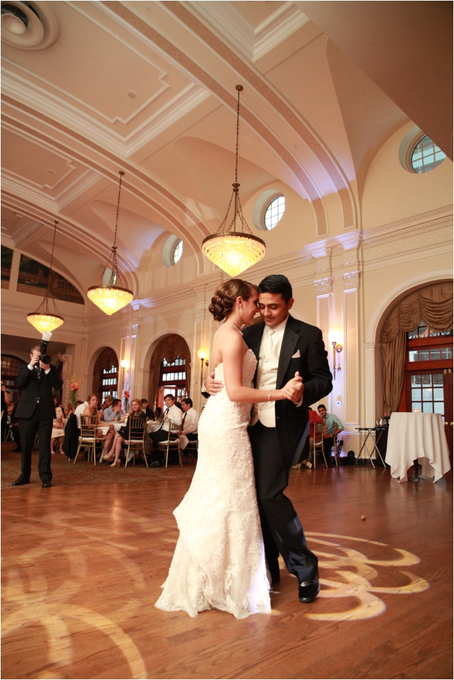 Crystal Ballroom Summer Wedding with Vintage Touches