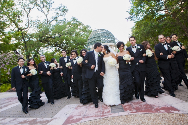 Elegant Black and White Persian-American Wedding at Hotel ZaZa