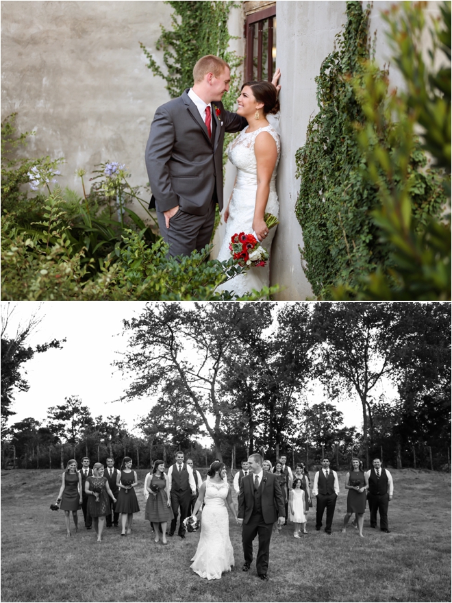 Red, White, Green and Black Olde Dobbin Station Wedding by The Silhouette Studio