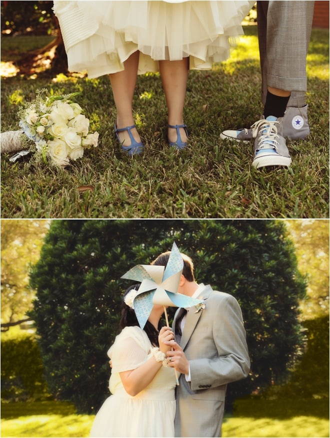 Vintage Blue, Cream and Silver Houston Wedding by Ethan Avery Photography
