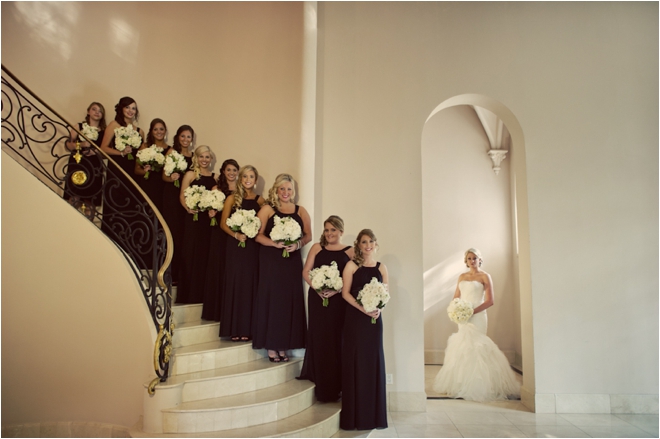 Black, White and Silver Chateau Cocomar Wedding by DC Stanley Photography
