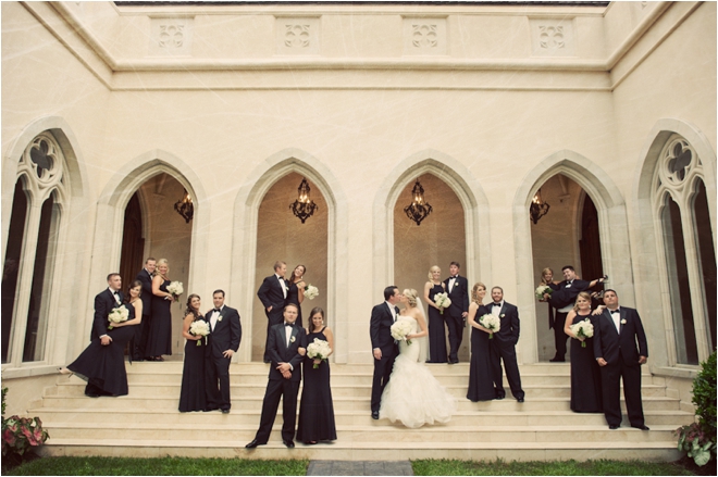 Black, White and Silver Chateau Cocomar Wedding by DC Stanley Photography