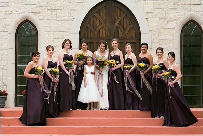 Golden, Ivory, and Plum Rustic Wedding at Ashton Gardens by Joshua Tyi Photography