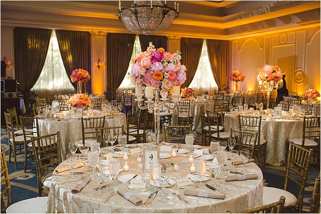 Peach, Pink, and Gold Wedding at The Houstonian Hotel, Club & Spa by J. Cogliandro Photography 