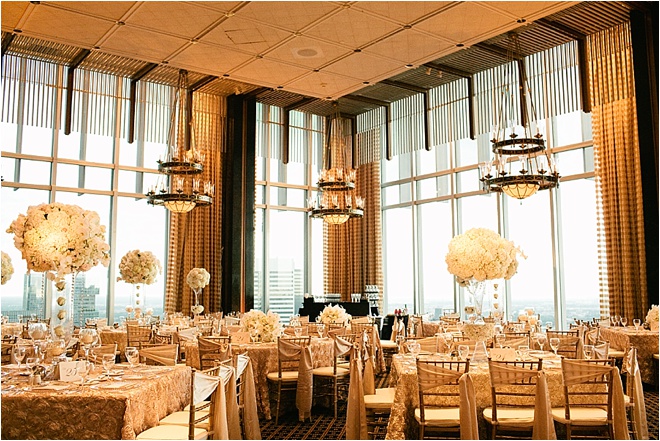 Blush, Ivory & Gold Wedding at The Petroleum Club of Houston