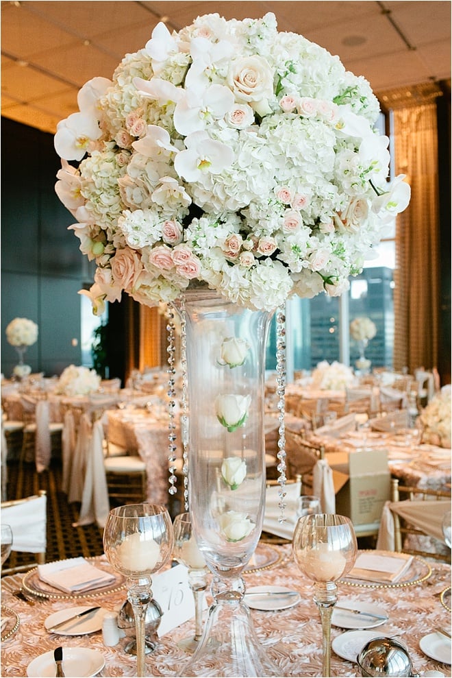 Blush, Ivory & Gold Wedding at The Petroleum Club of Houston