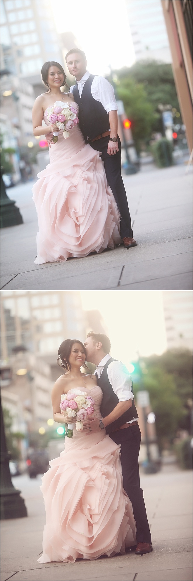 Ivory, Fuchsia and Navy Wedding at The Sam Houston Hotel