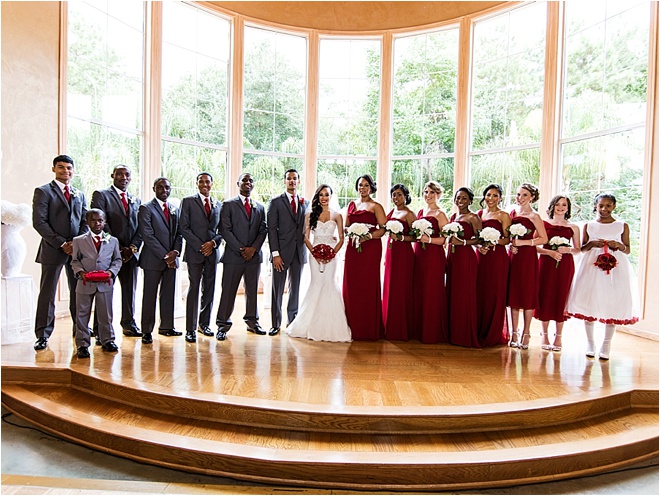 Romantic White and Red Wedding at Chateau Polonez by Civic Photos