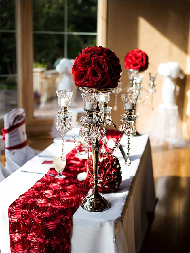 Romantic White and Red Wedding at Chateau Polonez by Civic Photos 