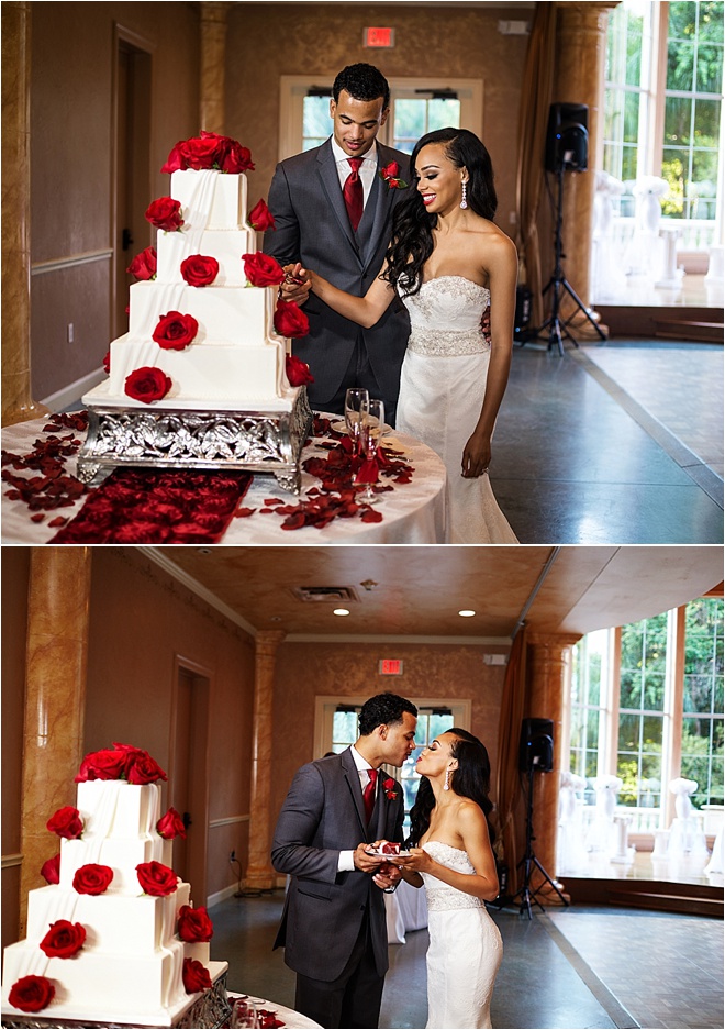 Romantic White and Red Wedding at Chateau Polonez by Civic Photos 