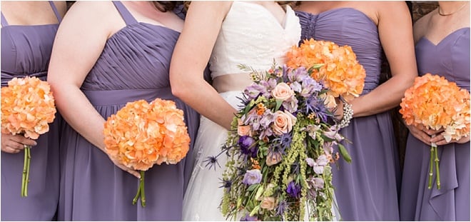 Lavender & Coral Wedding at Agave Estates by FireHeart Photography