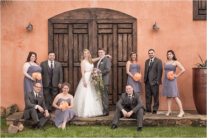 Lavender & Coral Wedding at Agave Estates by FireHeart Photography