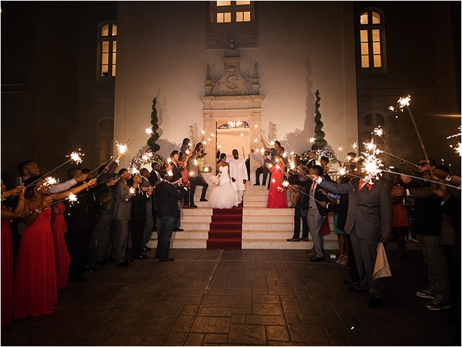 Champagne & Red Wedding at Chateau Cocomar by Civic Photos