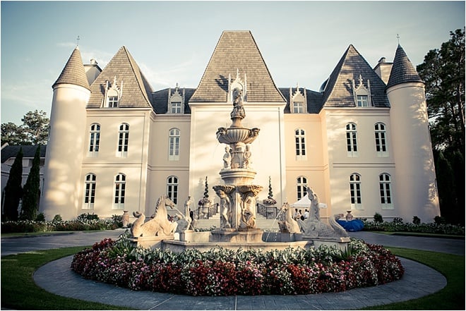 Romantic White, Blush & Gold Wedding at Chateau Cocomar