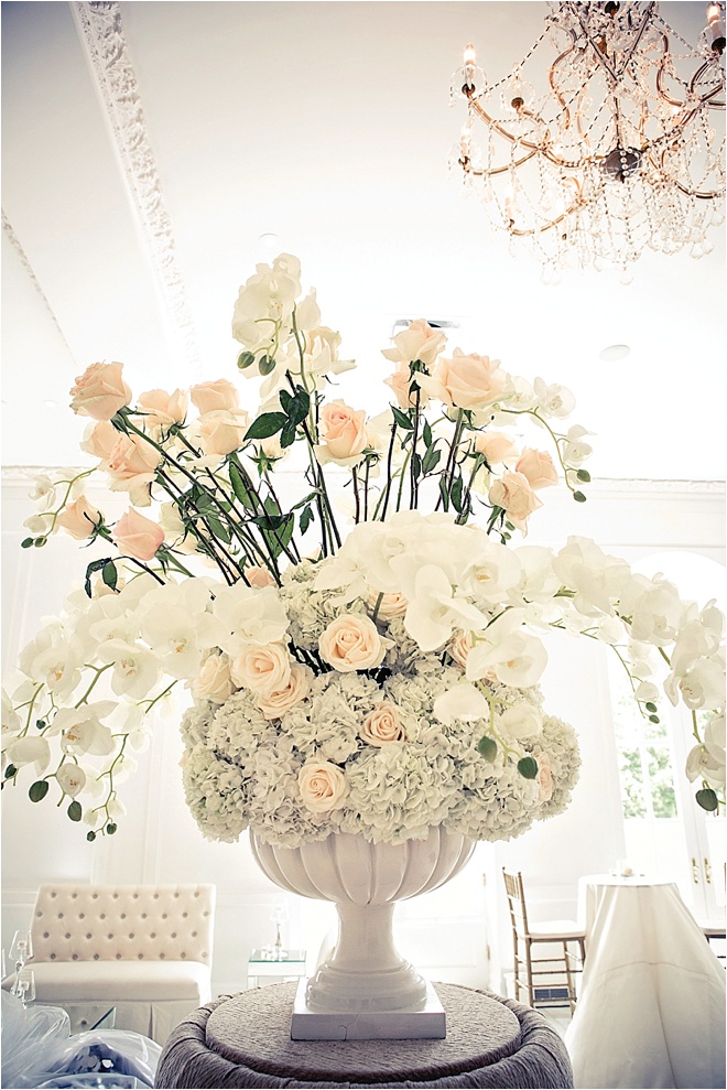 Romantic White, Blush & Gold Wedding at Chateau Cocomar