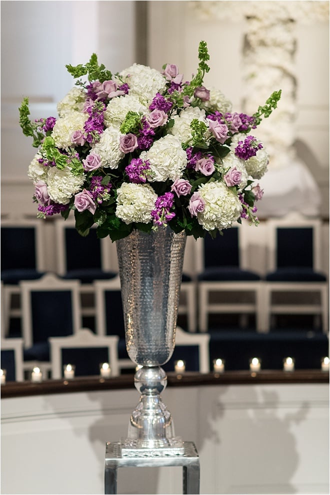 Classic White, Purple & Green Wedding at The Omni Houston Hotel 