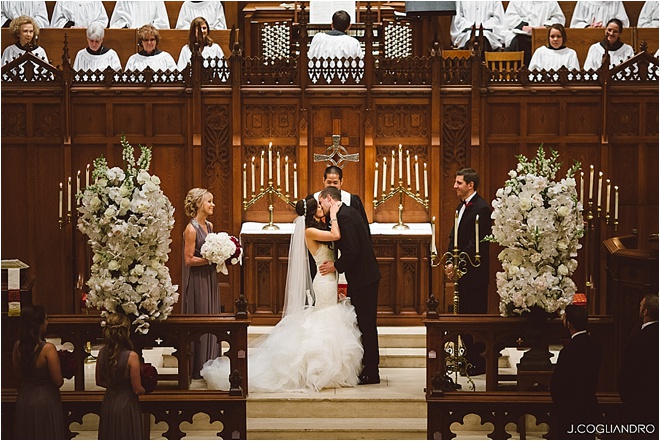 Maroon, Gray & White Wedding at The Corinthian by J. Cogliandro Photography