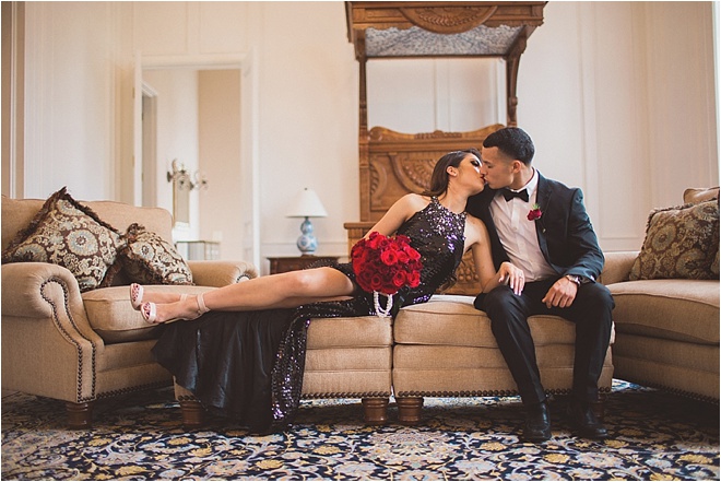 Glam Engagement Shoot at Chateau Cocomar by Civic Photos 