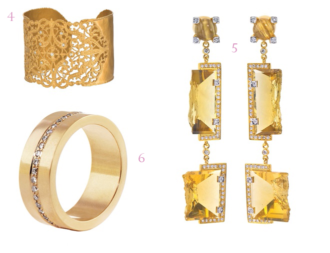 Bridal Jewelry: Go For The Gold 