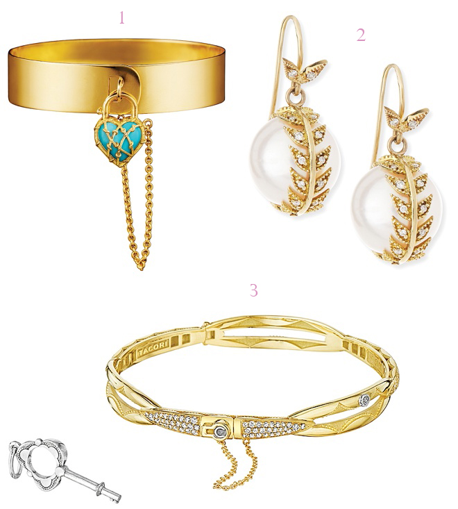 Bridal Jewelry: Go For The Gold 